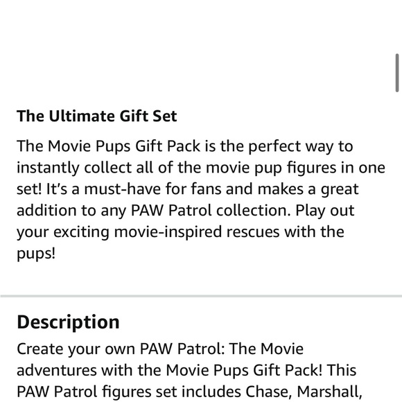 Paw Patrol, Movie Pups Gift Pack with 6 Collectible Toy Figures, Kids Toys new - Picture 7 of 8